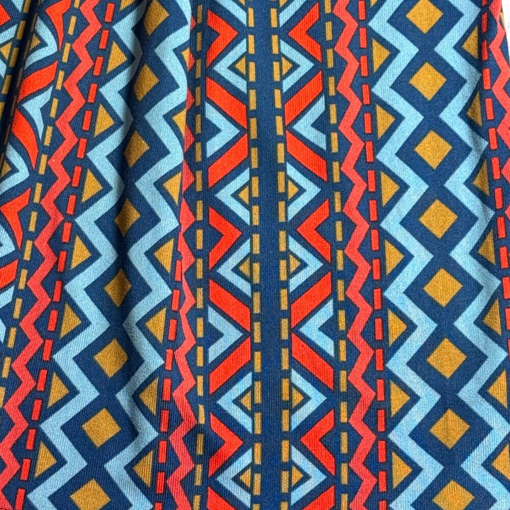 West Loop Boho Aztec Print Tunic Top with Bell Sleeves Size S - Picture 3 of 5